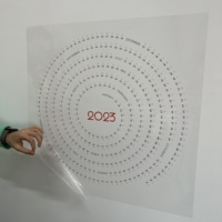 Calendrier mural effaçable à sec 2026, modèle 1, réutilisable, planificateur annuel, sans adhésif, inscriptible et effaçable, pour bureau et maison, OEM ODM