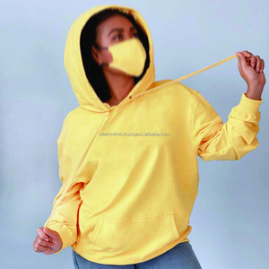 Sudadera Deportiva con Capucha para Mujer, Otoño 2023, Transpirable, Holgada, Corta, para Gimnasio y Entrenamiento, de Algodón y Poliéster - Product Image 3