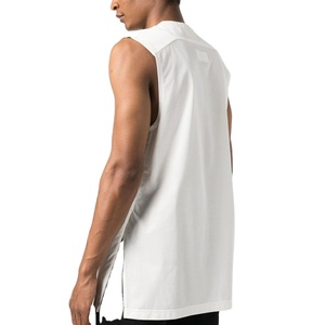 Camiseta sin mangas Ostriya Intl para hombre, personalizada, de secado rápido, transpirable, para fitness y uso casual, con servicio OEM y logotipo tejido. - Product Image 3