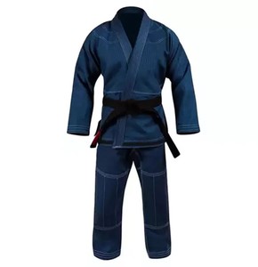 Combinaisons d'entraînement de Jiu-Jitsu pour adultes unisexes, taille plus, en polyester/coton, tissu personnalisé, poids - Product Image 2
