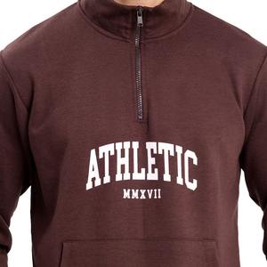 Sudadera con capucha y pantalones de chándal con cremallera de cuarto para hombre con estampado personalizado, conjunto de 2 piezas, chándales para hombre de alta calidad, conjunto de chándal con estampado Puff - Product Image 6