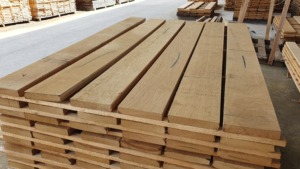 Roble de calidad original francés europeo al por mayor 8-10cm bajo 1m de longitud de madera/tiras de madera para suelos, carpintería, muebles - Product Image 3