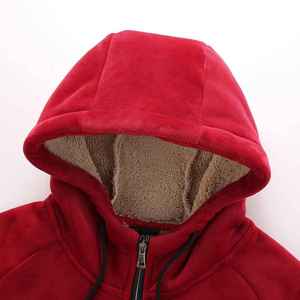 UNIQUE GYM WEAR Survêtement d'hiver réversible 2-en-1 coupe régulière pour femme, coupe-vent, en polaire écologique, avec cordon de serrage latéral - Product Image 5
