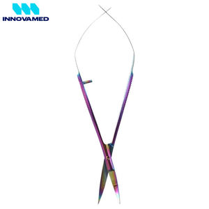 Tijeras de Acero Inoxidable de 4.7 Pulgadas con Microresorte para Cutículas, Cejas y Uñas, Herramienta de Precisión para el Cuidado de la Belleza de INNOVAMED - Product Image 4