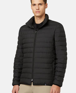 Veste hybride noire d'extérieur sur mesure en vrac pour hommes veste matelassée respirante et matelassée - Product Image 1