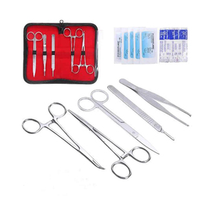 Complete High Quality Surgical Suture Practice Kit Stainless Steel Training Manual Medical Student Instrument Set CE Bone Bridge - Product Image 4