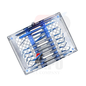 Instrumento de túnel hecho de titanio VISTA kit Microcirugía periodontal 9 piezas Juego azul - Product Image 3