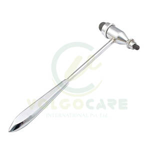 Martillo reflejo neurológico de acero inoxidable de 9 pulgadas de alta calidad, excelente para uso de percusión en aplicaciones médicas - Product Image 4