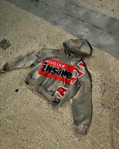 Ensemble deux pièces en polaire pour hommes Streetwear Survêtements unisexes Pantalon de survêtement évasé surdimensionné pour hommes et sweat à capuche - Product Image 3