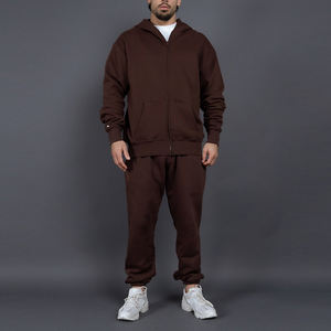 Conjunto Deportivo Personalizado con Logotipo, Ecológico, Anti-UV, para Hombre, de Poliéster/Algodón, Transpirable, Pantalones Deportivos y Sudadera con Capucha, Marca Privada, Invierno - Product Image 3