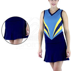 En stock, uniforme de netball de qualité supérieure, design unique, fabriqué avec des vêtements de sport de la meilleure qualité. - Product Image 5