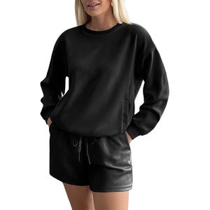 เสื้อสเวตเตอร์คอเต่าสวมหัวแขนยาวโอเวอร์ไซส์ของผู้หญิงชุด2024ฤดูใบไม้ร่วงพร้อมกระเป๋าข้างดีไซน์ไหล่ตกสำหรับฤดูหนาว - Product Image 1