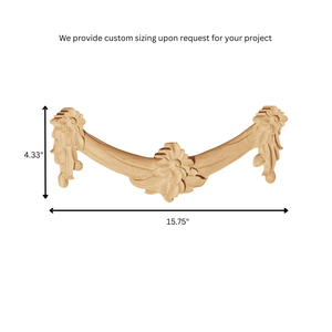 Apliques de Madera para Muebles, Decoración de Madera Maciza, Detalles Tallados, Interiores Elegantes para el Hogar - Product Image 2