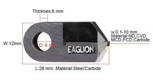 Herramienta de Grabado de Joyería de Acero Inoxidable Eaglion Posalux de 1 mm con Punta de Diamante para Facetar Oro y Plata - Product Image 2