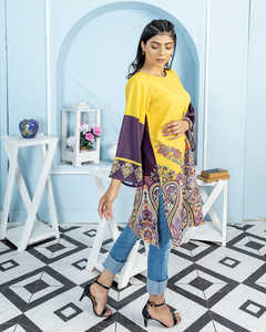 Dernier modèle de fête ethnique Punjabi pour femmes, surpiqûres disponibles OEM, Kurtis Kameez personnalisable pour femmes indiennes, vente en gros - Product Image 4