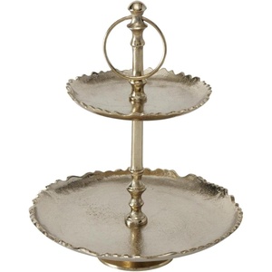 Elegant And Durable Stainless Steel And <b>Crystals</b> Metal Cake <b>Stand</b> High Quality Dessert Display for Weddings And Parties - Product Image 4