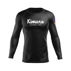 Rashguard à manches courtes respirant pour homme 100% polyester - Product Image 5