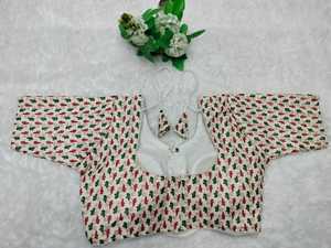 Blusa con estampado digital de hilo de algodón puro con estilo étnico Vintage de diseñador de moda indio de alta calidad para mujer - Product Image 2