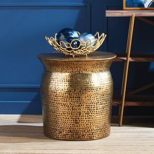 Mesa de centro de aluminio elegante y elegante de tendencia para sala de estar pieza de mueble perfecta que complementa contemporáneo - Product Image 4