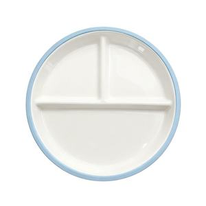Plato de Silicona con Compartimentos y Tapa, Antideslizante, con Ventosa, Estilo Minimalista Dos en Uno, Nuevo - Product Image 1