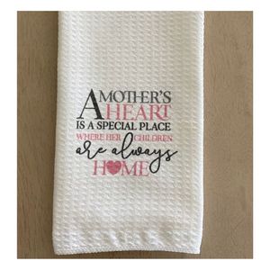 Bandes préférables brodées serviettes à thé imprimées naturelles bols en tissu théière nettoyage accessoires de cérémonie de bureau chiffons en coton - Product Image 1