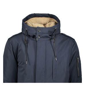 Veste réversible à capuche en coton décontractée pour homme, logo personnalisé, designer, vente en gros, blanc, grande taille - Product Image 4