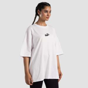 Solid <b>White</b> 100% Cotton Shift <b>Tee</b> Street Style Blank T-Shirt with Screen Printing Screen Print Logoed Apparels - Product Image 3