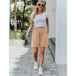 <b>Women</b> Fitness Sportswear Yoga Shorts with Pockets Girl High Waist <b>Tights</b> Running Shorts - Product Image 5