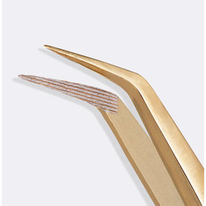 Herramientas de belleza para pestañas, pinzas de acero inoxidable, extensión de pestañas, gran oferta, pinzas de puntas de fibra de alta calidad al por mayor - Product Image 4