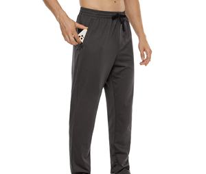 High quality Oversized Casual Breathable Wholesale Premium Quality <b>Drawstring</b> Closure Cotton-Polyester <b>Trouser</b> for men - Product Image 1