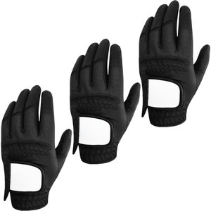 Guantes de golf de piel de oveja para hombre, guante de agarre de lluvia para mano izquierda para golfista diestro, paquete de 3 de piel de oveja, agarre duradero para todo tipo de clima - Product Image 1