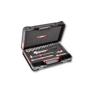 Ensemble d'outils Usag de 23 pièces avec douilles hexagonales dans un coffret ABS pour usage professionnel - Product Image 1