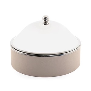 Luxury Insulated Double Wall Metal Casserole Vintage Design Serving Food <b>Warmer</b> for <b>Buffet</b> Hotel Wedding Catering Use - Product Image 4