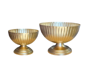 Vase à fleurs moderne en fer finition or, résistant à la rouille, pièce maîtresse pour la décoration de la maison et de la table de mariage - Product Image 1