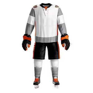 Vêtements de sport uniformes de hockey sur glace dernière conception OEM personnalisé sublimé prix bon marché uniformes de hockey sur glace - Product Image 3