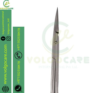 Premium Quality Curved Eyebrow <b>Scissors</b> for Nail Cuticle Eyelashes Nose Hair Mustache and Bear Pedicure Beauty Tool - Product Image 6