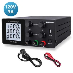 Güzel-güç SPS-W1203D 120V 3A fabrika doğrudan dijital ayarlanabilir DC regüle güç kaynağı LED ışık şerit testi