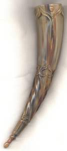 ฮอร์นไวกิ้งฮอร์นสำหรับดื่มแบบยุคกลางทำด้วยมือธรรมชาติขัดเงาสวยงามที่สุดส่งออกจากอินเดีย - Product Image 3