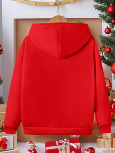 Graphic Christmas Hoodies Puff Print Made in Pakistan Christmas <b>Thermal</b> Pullover <b>Tops</b> <b>Women</b> Christmas Print Hoodies - Product Image 6