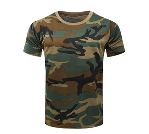 Nouveaux T-shirts de chasse Cammo pour hommes, haute qualité, 100% coton, écologiques, respirants, personnalisables, idéaux pour les commandes d'équipe - Product Image 1