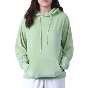 Sweat à capuche en molleton vierge épais surdimensionné de haute qualité personnalisé 400 grammes de coton mélangé sweat à capuche pour hommes - Product Image 1