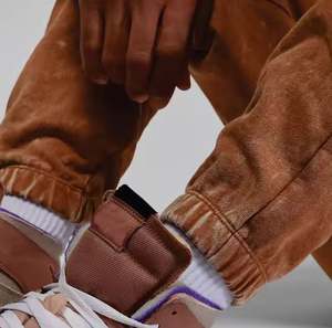 Automne hiver hommes haute qualité Jogging pantalon Baggy bas Plus polaire coton pantalons de survêtement Style décontracté broderie - Product Image 5