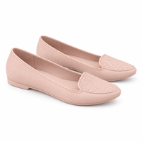 Chaussures plates personnalisées pour femmes en PVC à bout pointu, coupe basse, à enfiler, style gelée, pour l'été