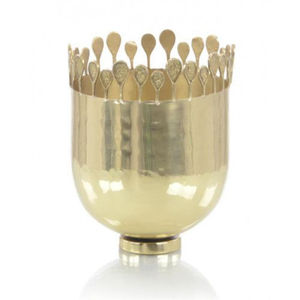 Bol de table en métal décoratif de luxe, centre de table artisanal pour la maison, salon, salle à manger, décoration - Product Image 1