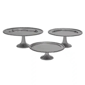 Soporte de aluminio para pasteles, accesorio decorativo con asa, tamaño personalizado, pulido y brillante - Product Image 4
