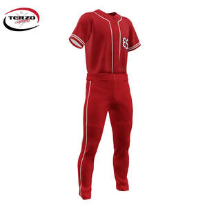 Conjuntos de uniformes de camiseta de béisbol para exteriores para jóvenes, ropa deportiva de diseño personalizado, camiseta de béisbol transpirable - Product Image 4