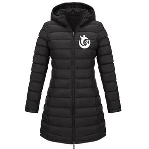 Chaqueta de esquí bomber de invierno para hombre CardiacSports, corte ajustado, estampado por transferencia térmica, color liso, con capucha, cuello alto, frontal negro, estilo urbano. - Product Image 5