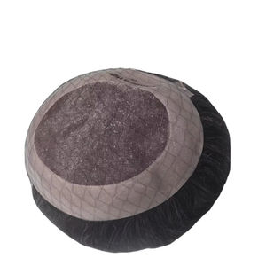 Perruque pour homme en cheveux humains Remy, toupet bouclé, base mono Apolo, Alibaba au Bangladesh - Product Image 4