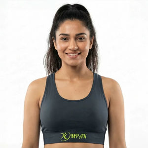 Sujetador Deportivo de Alta Sujeción para Mujer, Poliéster/Spandex, Sin Costuras, Compresión, Gimnasio, Fitness, Yoga, Ropa Deportiva, Diseño Sencillo, Personalizable OEM - Product Image 1