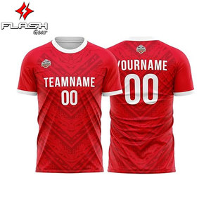 Maillot de football personnalisé de nouvelle saison en gros, maillot de football unisexe de haute qualité, 100% polyester respirant, vêtements de football courts - Product Image 6